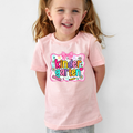 Colorful Grade Level Shirt | First-Day-of-School Bow Tee